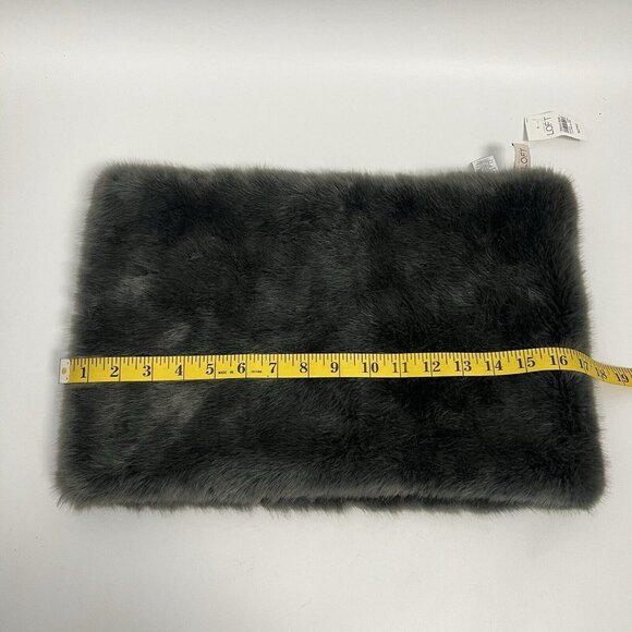 Loft Ann Taylor Women’s Grey Faux Fur Gaitor Scarf NWT - Picture 5 of 9